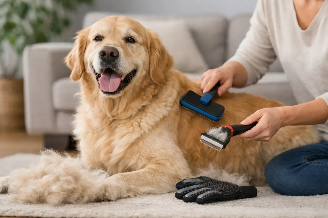 How to Reduce Dog Shedding at Home
